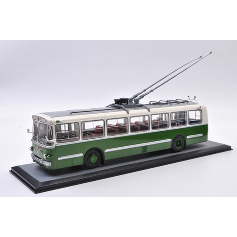 1/43 Classicbus ZIU-5 Trolley Soviet Union City Russia Bus (Green) Diecast Car Model