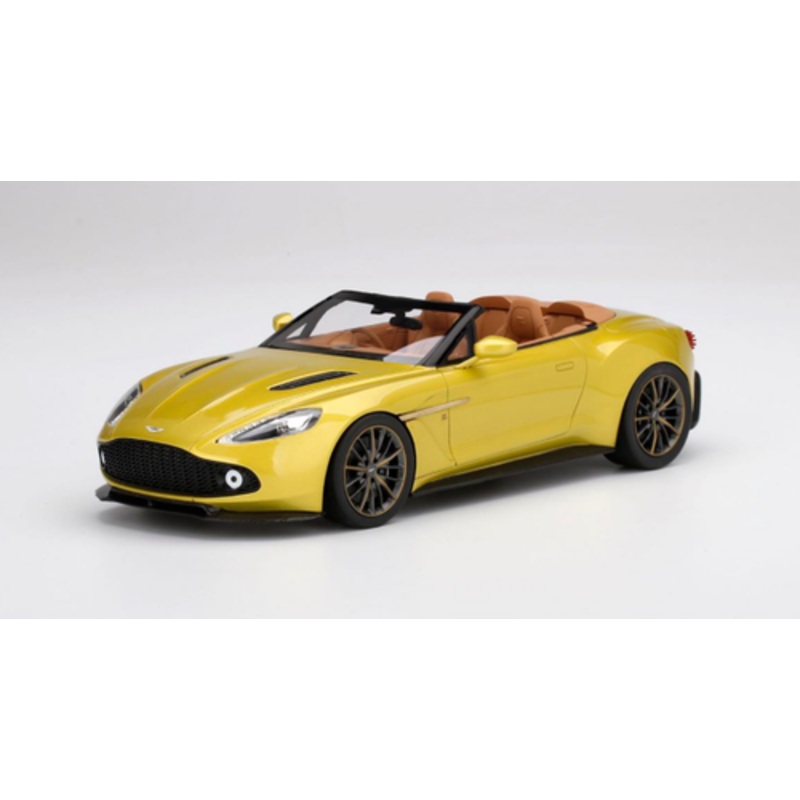 1/18 Top Speed Aston Martin Vanquish Zagato Volante Cosmopolitan Yellow Car Model
