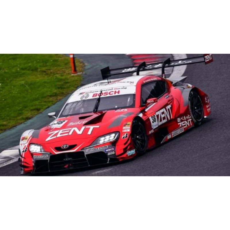 1/43 Spark ZENT GR Supra No.38 TGR TEAM ZENT CERUMO GT500 SUPER GT 2020 Yuji Tachikawa - Hiroaki Ishiura Car Model